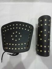 Medieval Armor Set Leather Black Arm Guard By Dream land & Greenfild picture