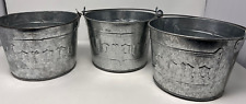 Vintage 3 Corona Galvanized Emboss Buckets For Ice Beers ect... picture