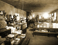 1926-29 The Eagle Newspaper Office, Ekalaka MT Vintage Photo 8.5