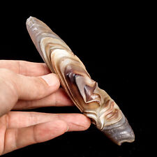 109g 135mm Rare NATURAL Agate Mineral Specimen Point Wand Healing From Zambia picture