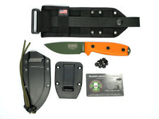 ESEE 3PM-MB-OD Green Fixed Blade Knife Orange G10 Modified / Black MOLLE Sheath picture