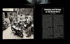 1973 Mulholland Drive Rock Store Cafe Racer Motorcycles - 5-Page Vintage Article picture