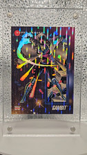 Custom Impel 1992 Marvel Universe 3 Gambit #4 Holographic Refractor Card picture