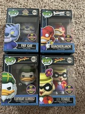 Funko Pop Digital Disney Afternoon Quackerjack Ma Beagle Flintheart Fat Cat LE picture