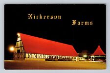 Omaha NE-Nebraska, Nickerson & Nickerson Inc Farms, Advertising Vintage Postcard picture