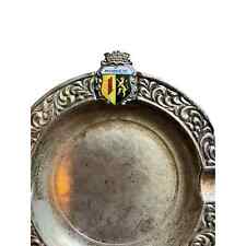 Vintage Mannheim Germany crest metal ashtray tobacciana  picture