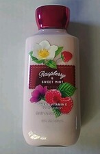 Bath & Body Works Raspberry & Sweet Mint Shea & Vitamin E Lotion 8oz (B3-E17) picture