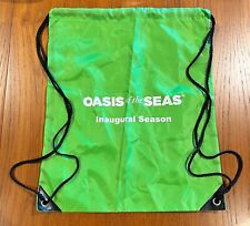 Royal Caribbean Oasis of the Seas Inaugural Season Green Back Pack or Tote Bag picture