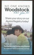 Woodstock Alumni Registry Invitation Card Mint 3 1/2