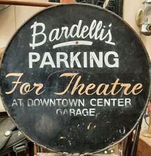 1950's San Francisco Bardelli's Restaurant Metal Parking Sign picture