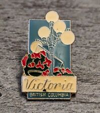 Victoria British Columbia Canada Lamp Post Travel/Souvenir Lapel Pin picture