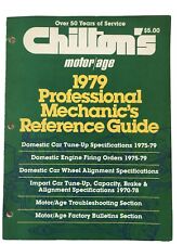 Chilton's Motor/Age 1979 Professional Mechanic's Reference Guide picture