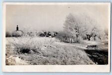 Nashua Iowa IA Postcard RPPC Photo Scene Field c1910's Unposted Antique picture