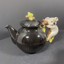 Vintage 1990 Vandor Koala Teapot Very Nice Black - Collectible picture