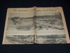 1936 MARCH 28 MANCHESTER UNION LEADER FLOOD PICTORIAL NEWSPAPER - NP 3296A picture