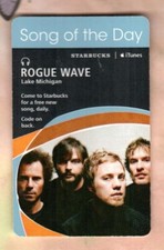 STARBUCKS / ITUNES Song of the Day, Rogue Wave ( 2007 ) Card ( EXPIRED ) picture