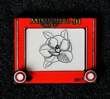 2017 Mississippi Destination Imagination Etch-a-Sketch DI Trading Pin picture