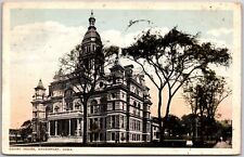 1917 Courthouse Davenport Iowa IA Government Office Building Posted Postcard picture