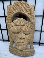 Vintage Wooden African Tribal Hand Carved Mask  picture