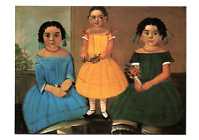 Three Sisters of the Coplan Family, William M Prior (1806-1873) --POSTCARD picture