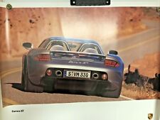 2003 Original Porsche Carrera GT Poster Rare And Awesome picture