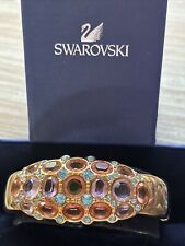 Swarovski Swan Signed Crystal Cuff Bracelet picture