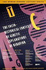 🧬 Human Genome Lecture Poster (1993) - Socio-Historical Genetics - 16x24” New picture