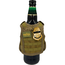 BRB-002-A Border Patrol Agent Tactical Beverage Bottle or Can Cooler Vest CBP BP picture
