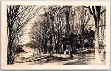 Forest Trees Countryside Rural House Antique RPPC Photo Postcard picture