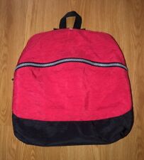 Vintage Marlboro Unlimited Zip Backpack with Adjustable Straps Red Black 90s picture
