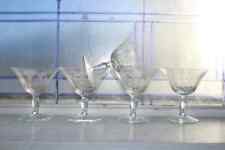 5 Vintage Morgantown Champagne Sherbet Glasses Mayfair & Virginia  picture