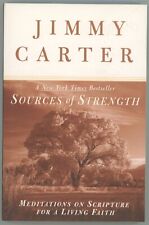 Jimmy Carter Signed Sources Of Strength Book Autographed President JSA COA picture