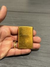Vintage 2003 ZIPPO GOLD TONE LIGHTER  - Tested Works Good ( J 03) picture