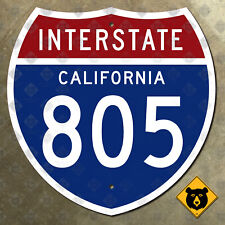 California Interstate 805 route highway road sign San Diego Chula Vista 12x12 picture