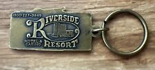 Vintage Riverside Resort Hotel & Casino Laughlin Metal Keychain Slot Machine picture