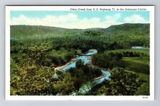 Ozarks AR-Arkansas, Clear Creek from U.S Highway 71, Vintage Postcard picture