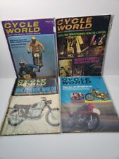 Vintage 1969 Cycle World Motorcycle Magazine Lot of 4 Feb July Sept Dec picture