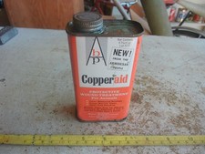 Vintage empty Copper Aid Animal Wound Treatment Tin Oil can Lot 26-54 picture