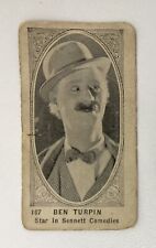 BEN TURPIN #107 Strollers Cigarettes Card E123 Series picture