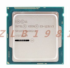 ONE Intel Xeon E3-1231 V3 bulk CPU NEW- official version picture