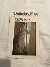 Vtg Butterick Sewing Pattern Womens Caftan Size Small #3916 Sew & Go CUT picture