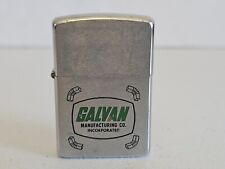 Vintage 1968 Zippo Lighter Galvan Manufacturing Incorporated Advertising RARE  picture