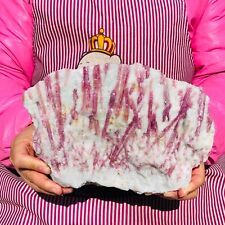 5.5LB Natural Pink Tourmaline Crystal Rough Rare Mineral Specimens healing picture
