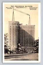 Providence RI-Rhode Island, The Providence Biltmore Advertising Vintage Postcard picture