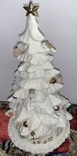 LENOX FIREPLACE COLLECTION - 12” CHRISTMAS TREE HeritageMint 2003 Used picture