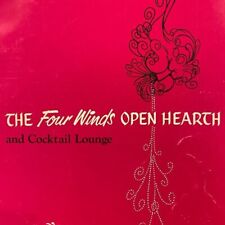 1950s Four Winds Open Hearth Restaurant Menu Motor Hotel Schiller Park Illinois picture