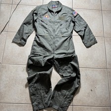 US Space Camp Space Gear Flight Suit Adult S Green NASA Patches Astronaut picture