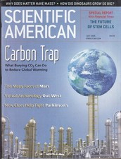 SCIENTIFIC AMERICAN 7 2005 Burying CO2; Stem Cells; Mars; Parkinson's &c picture