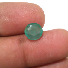 AA+ Ultimate Zambian Emerald Faceted Round 1.90 Crt Rare Green Loose Gemstone picture