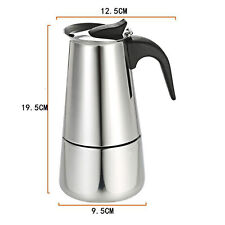 Stovetop Espresso Maker Stainless Steel Italian Coffee Machine Maker Moka Pot US picture